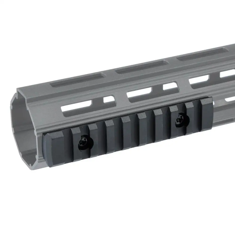 LAMBUL 3 5 9 слотов AR15 M4 M16 M-LOK рельсовая секция подходит AR-15 MLOK Handguard для установки Waepon светильник или красный зеленый лазер - Color: 9 Slots