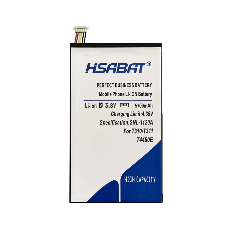 HSABAT 5700 мА/ч, T4450E батареи для samsung GALAXY Tab 3 8,0 T310 T315 T311 SM-T310 SM-T311 E0396 E0288 Замена Батарея