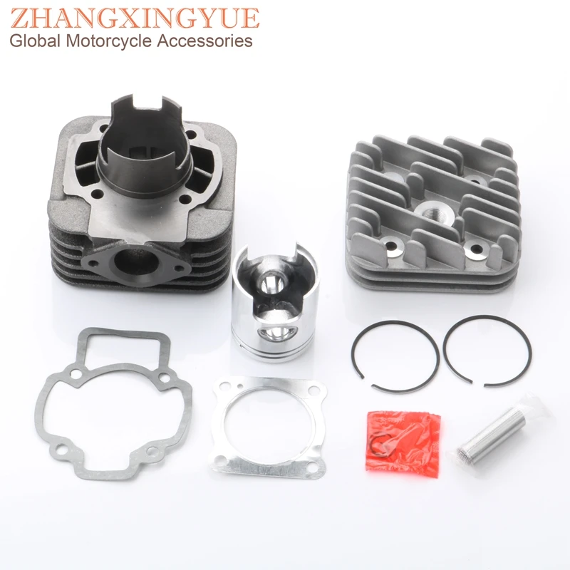 

70cc Big Bore Cylinder Kit & Piston Kit & Cylinder Gasket for Aprilia Mojito Custom SR Motard 50 Sportcity Street Scarabeo 50 2T