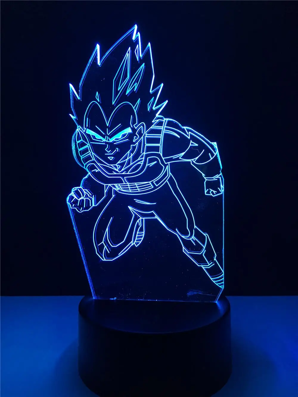 Cartoon 3D Lamp Drgon Ball Cartoon Saiyan Vida Home Decorative Night Light USB LED Children