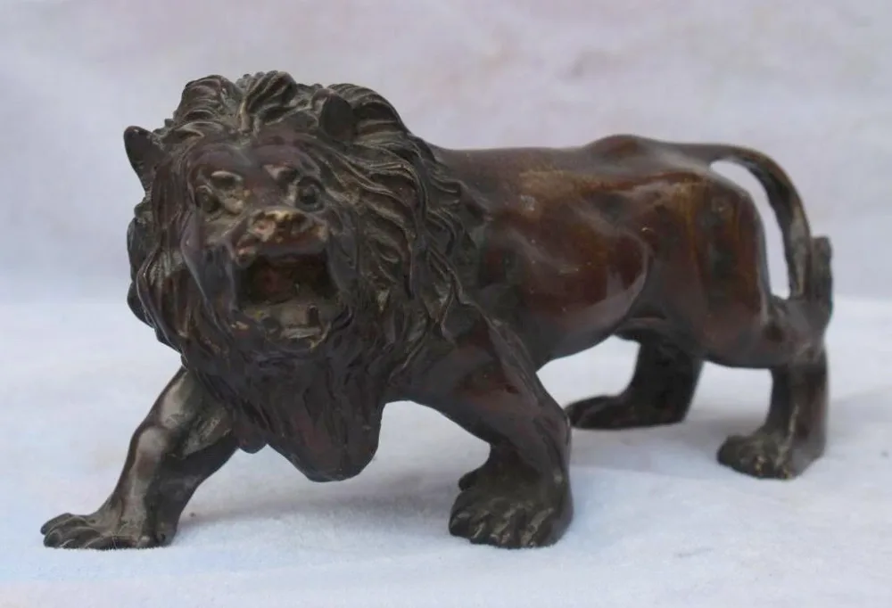Китайская Бронзовая статуя искусственного льва|sculpture statue|sculpture bronzesculpture lion |