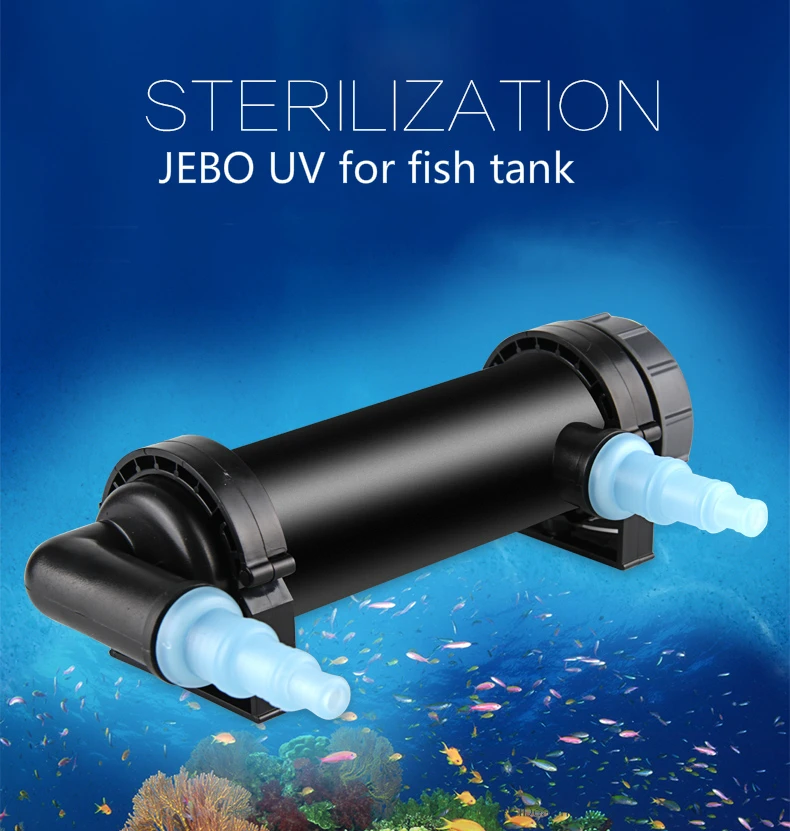 JEBO 18W 110V UV Sterilizer Lamp Light Ultraviolet Filter Clarifier