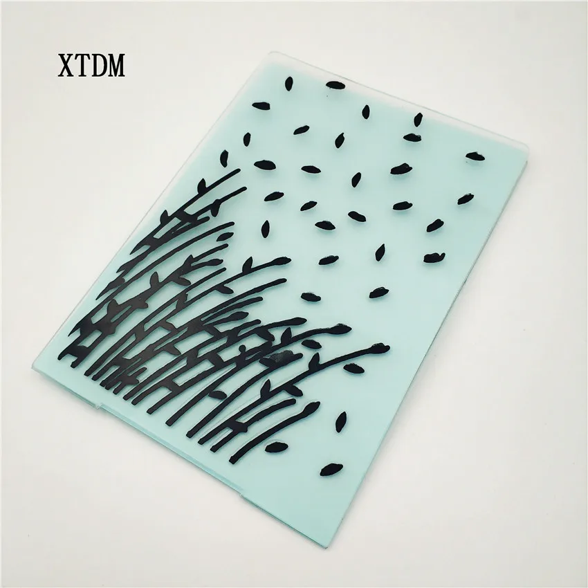 HOT plastic bamboo dry template craft card making paper album wedding decoration scrapbooking Embossing folders | Дом и сад