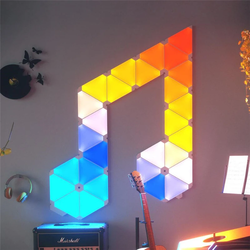 4 упаковки Xiaomi Nanoleaf 16 миллионов полноцветный умный нечетный светильник для работы с Mijia Apple Homekit Google поддержка Voise управления