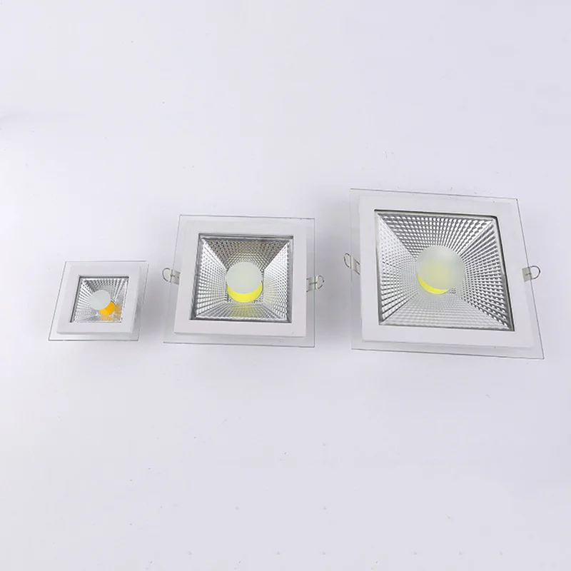 Glass COB Recessed Downlight Dimmable