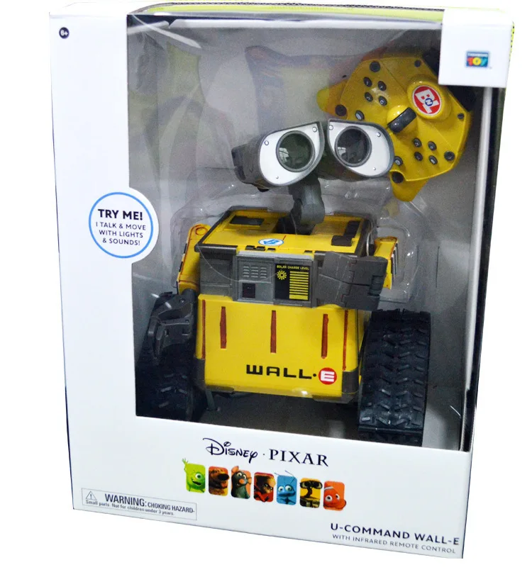 RC Pixar's Wall-E U-Command пульт дистанционного управления робот-гуманоид Android инфракрасный робот игрушка фигурка Модель Кукла в коробке