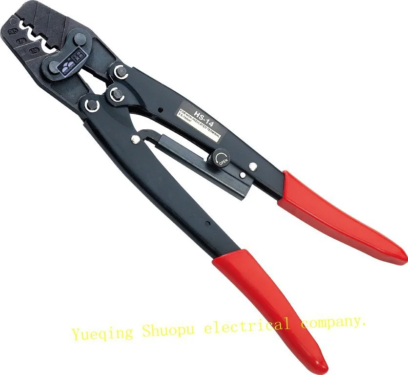 

HS-14 japanese style crimping piler for terminal 6.10.16mm2 CRIMPING PLIERS RATCHET crimping tools