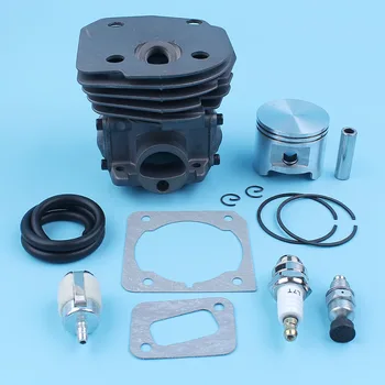 

45mm Nikasil Cylinder Piston Kit For Jonsered CS2150 CS2152 CS2147 EPA Chain Saw Fuel Filter Decompression Valve 5372531-02