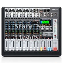 Professional 12 Channel Bluetooth USB Mixer KTV Stage Performance Equipment Conference Level Digital Effect Device