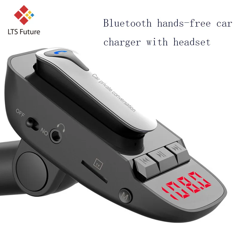 Qc 3,0 Quick Charge Bluetooth Handsfree автомобильный телефон Зарядное устройство Private звонок быстро авто зарядки адаптер Mp3 Hands Free плеера