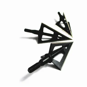 

Hunting Broadheads 110 Grain 3 Blades Steel Black Arrow Heads For Archery Bow And Crossbow Arrowheads 3Pack