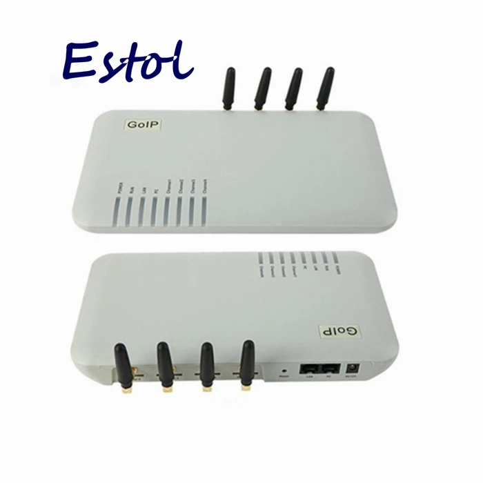 Рекламная оптовая продажа 4 канала GOIP / GSM VOIP Поддержка VPN и IMEI change & SMS чипа DBL GOIP4|gateway ac|voip gateway skypevoip ip |