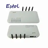 Promotional,Wholesale 4 Channels GOIP / GSM VOIP gateway SIP Gateway, Support VPN & IMEI change&SMS,4 GSM Chips DBL GOIP4