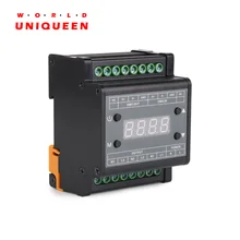 AC90-240V 3CH Выходная направляющая типа DMX triac диммер с цифровым дисплеем трубки, может работать со стандартным DMX master
