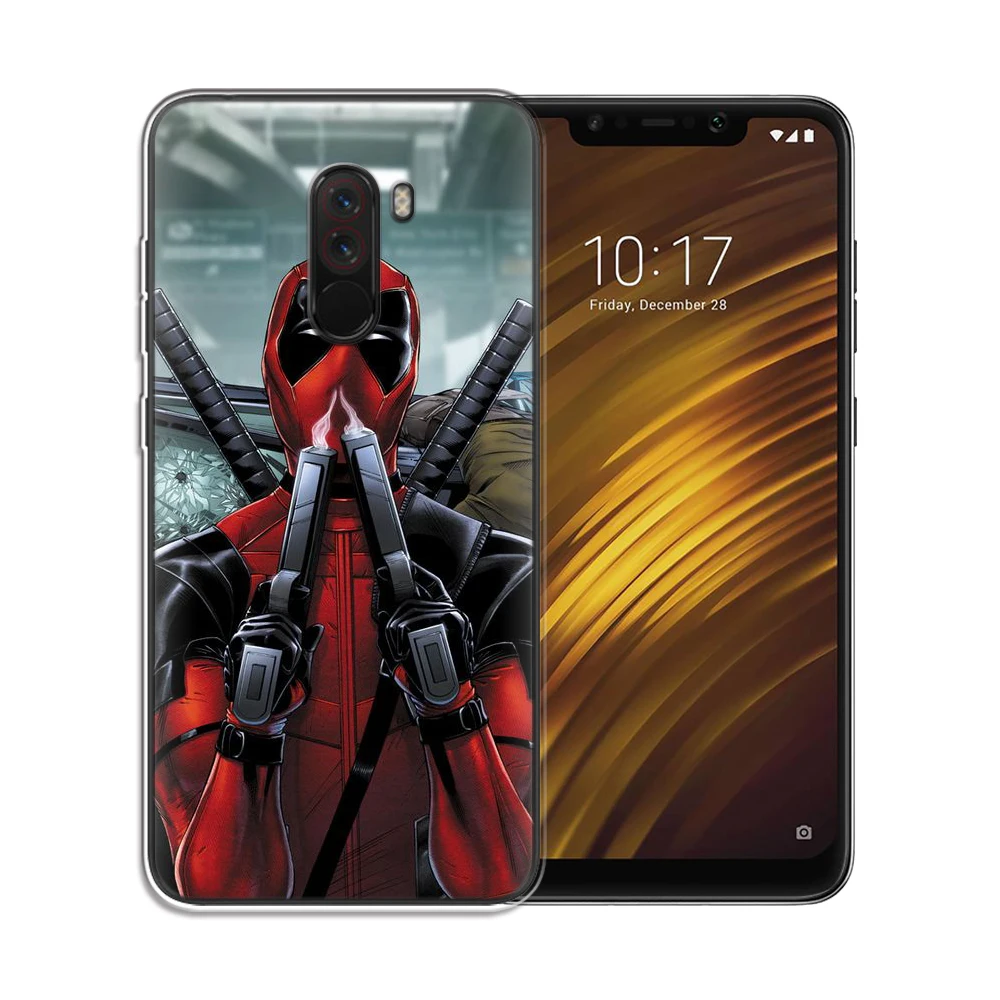 Мягкий чехол из ТПУ Для Xiaomi Pocophone F1, силиконовый чехол для Xiaomi Pocophone F1, Защитные чехлы для телефонов