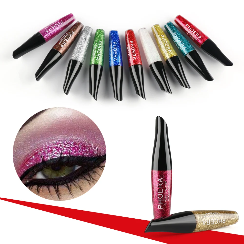 1PC Fashion Makeup Waterproof Eyeshadow Glitter Shimmer Liquid Eyeliner