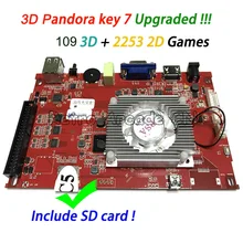 Высокое Разрешение 3D Pandora 7/10 настольная Домашняя версия 2362 в 1 PCB HDMI VGA 110 шт 3D игры для аркадной игровой машины консоль