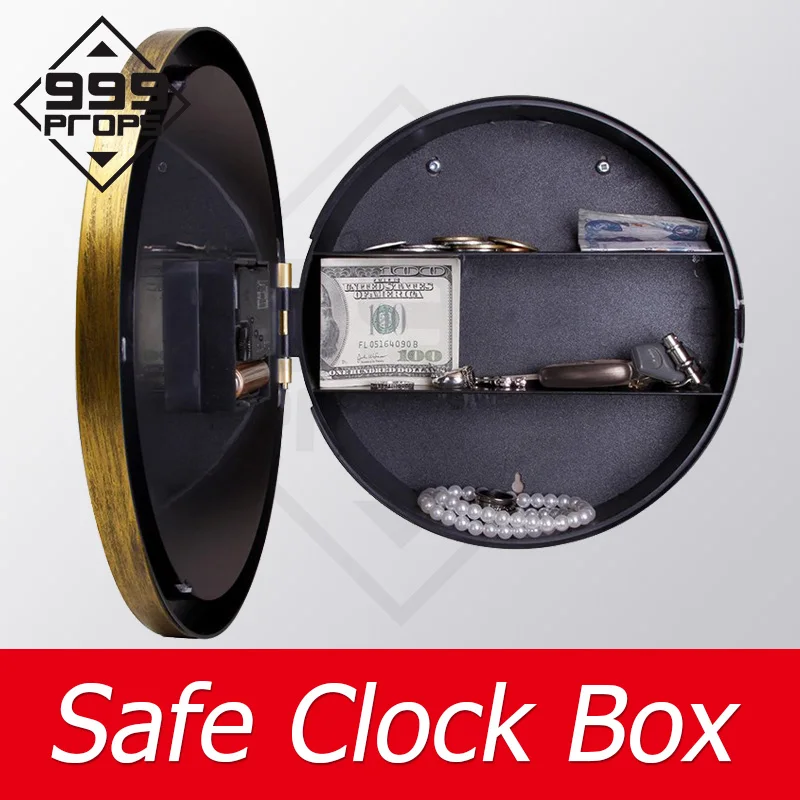 999 реквизит часы-Сейф Коробка настоящая спасательная комната скрывает ключи в неожиданной коробке камеры поставщика Игровой элемент секретная коробка