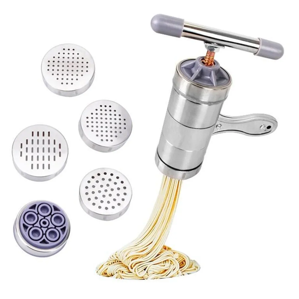Stainless Steel Manual Pasta Machine Noodle Maker Pasta Spaghetti Press