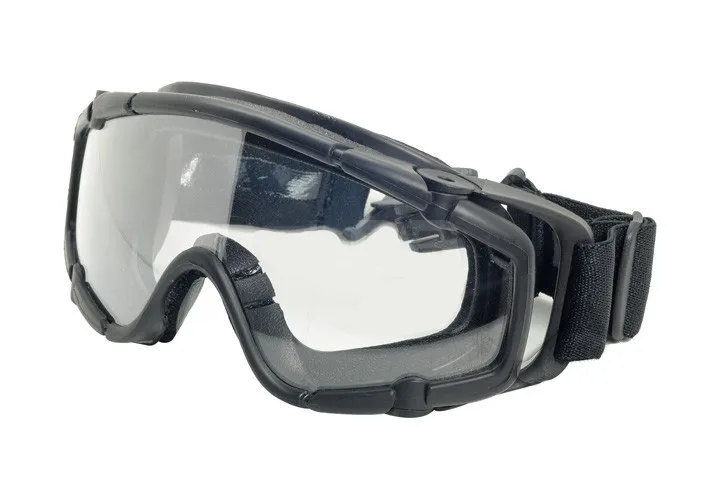 Черный лыжный спорт и Пейнтбол страйкбол противотуманные очки Баллистические Очки для шлема