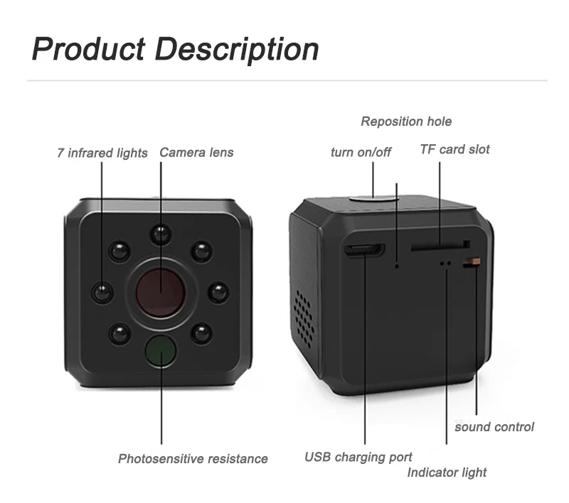 1080 P мини камера wi fi IP открытый ночное видение Android беспроводной небольшой автомобиль видеокамера обнаружения движения HD Спорт портативный