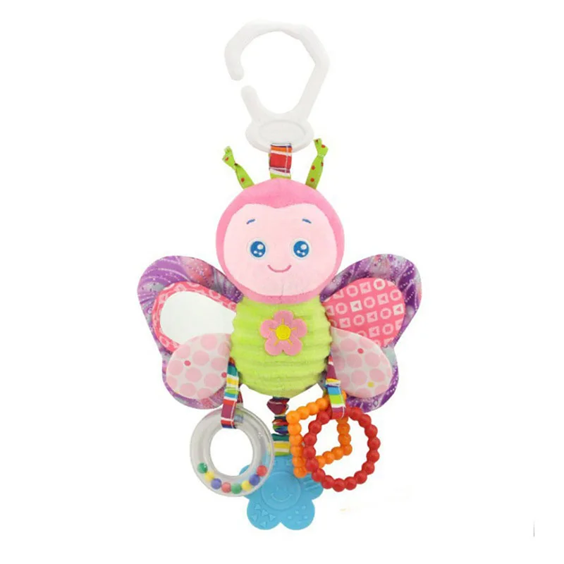 Baby Cartoon Animal Bed Bell Bed Hanging Baby Bells Toy Infants Plush