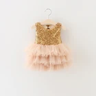Cheap Retail Girl's summer fasion sequins bowknot dress , costumes kids , girls tutu dress , BW22