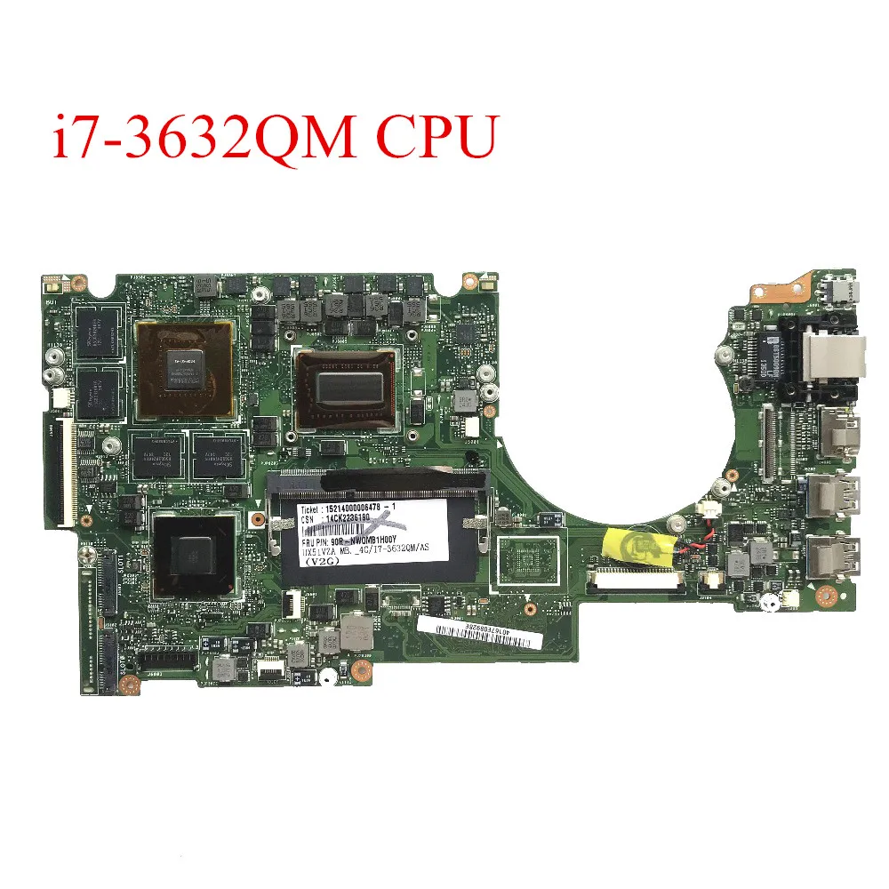 Материнская плата SZWXZY для ноутбука ASUS UX51VZA UX51VZ I7-3632QM или процессор I7-3612HQ 4 Гб RAM GT650 2