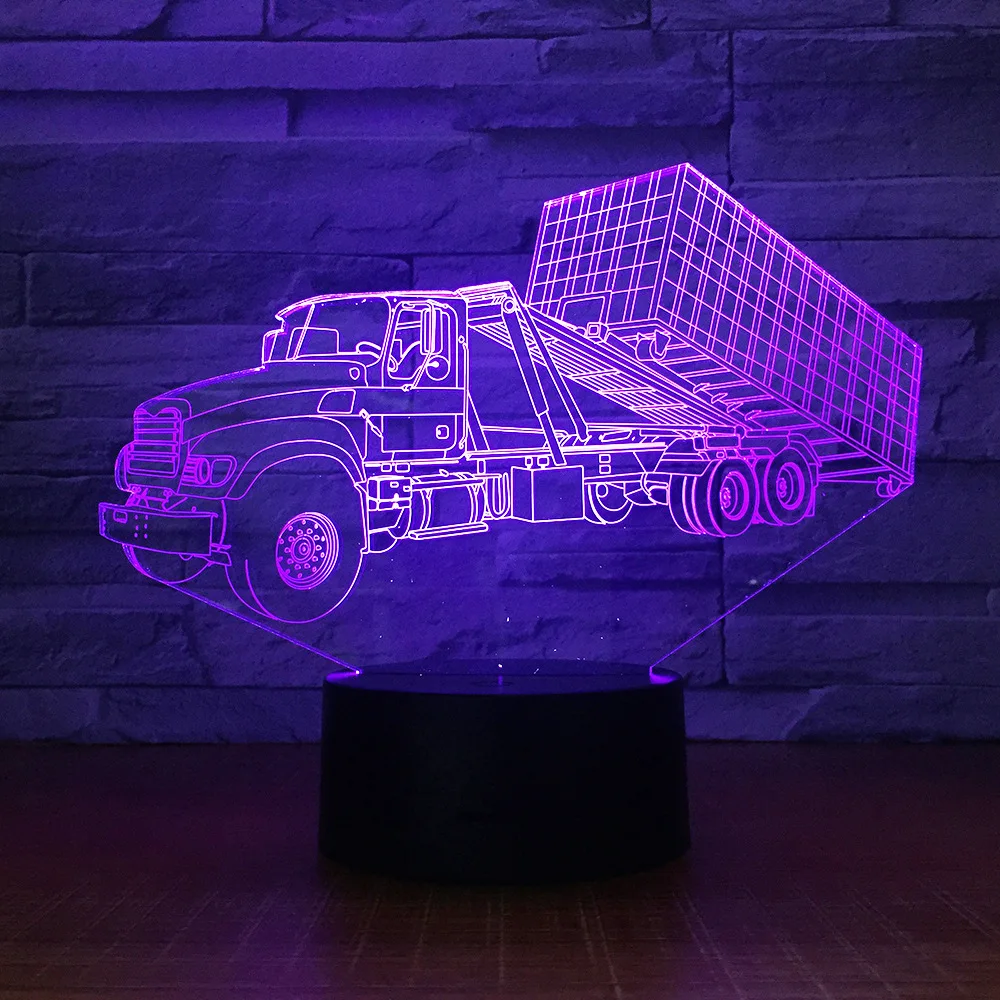 

3D стерео лампа, светодиодный прикроватный столик для спальни, ночник с Usb, подарок для детей