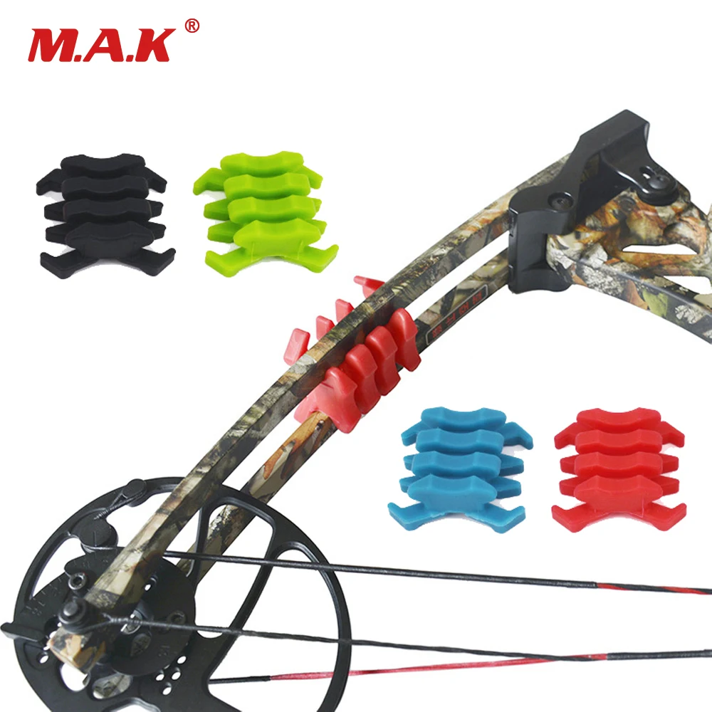New 4 Color 2pcs Compound Bow Stabilizers Rubber Limb Absorbers