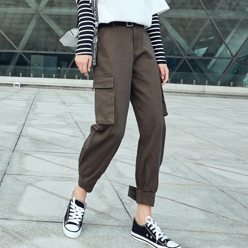 high waisted casual pants