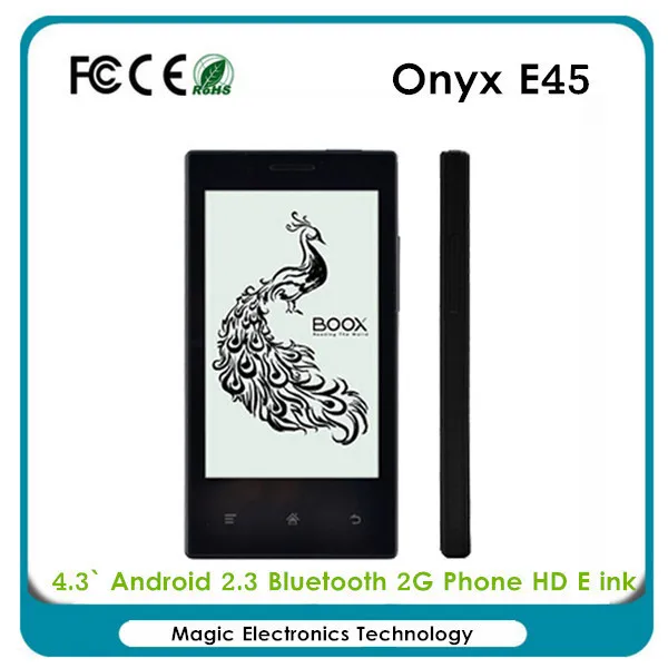 Phone call ONYX BOOX E45 4.3inch E ink eBook Reader Android OS Front