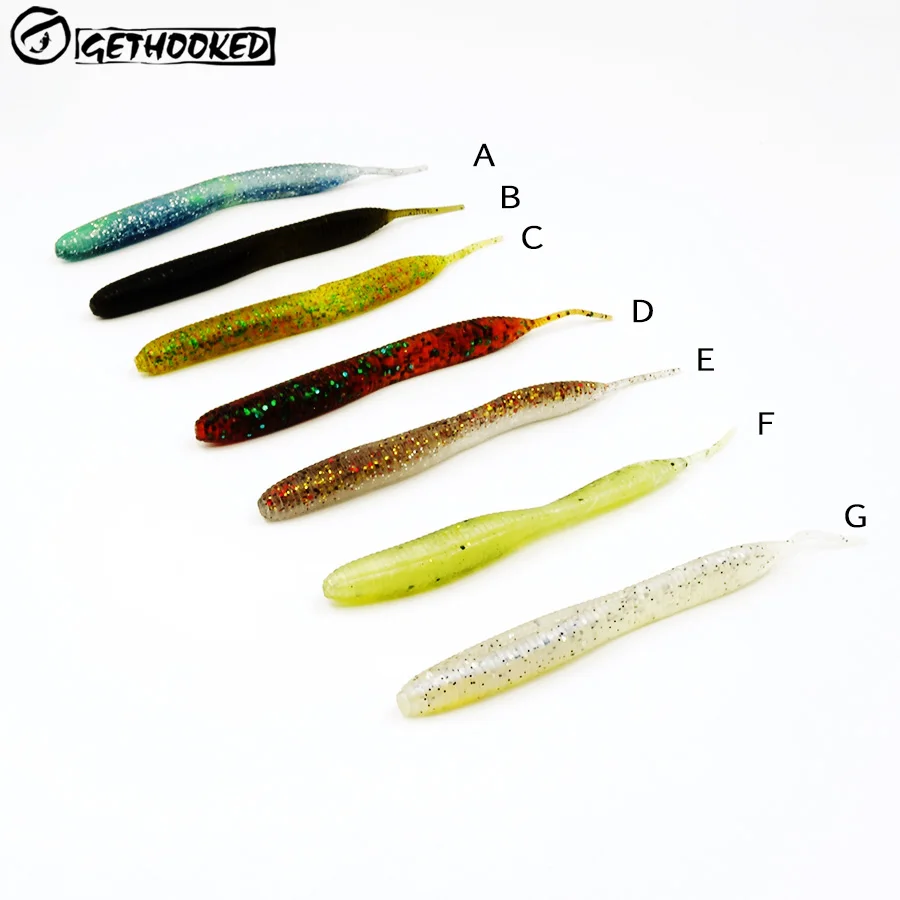 

Fishing Lure Impact Bait Soft Lures 8pcs 12cm 5.4g Sea Water Worm Swimbait Shad Silicon Rubber Baits