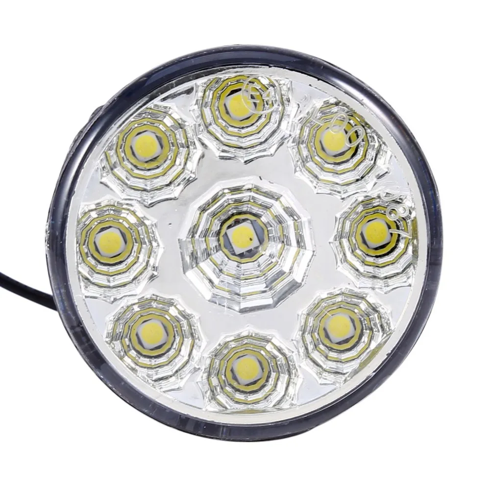

2pieces 18W LED Day time Running Light Work Light Round Auto Car Fog Lamp Bright White 6000k~7000k Car Light Assembly