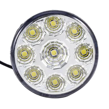 

2pieces 18W LED Day time Running Light Work Light Round Auto Car Fog Lamp Bright White 6000k~7000k Car Light Assembly