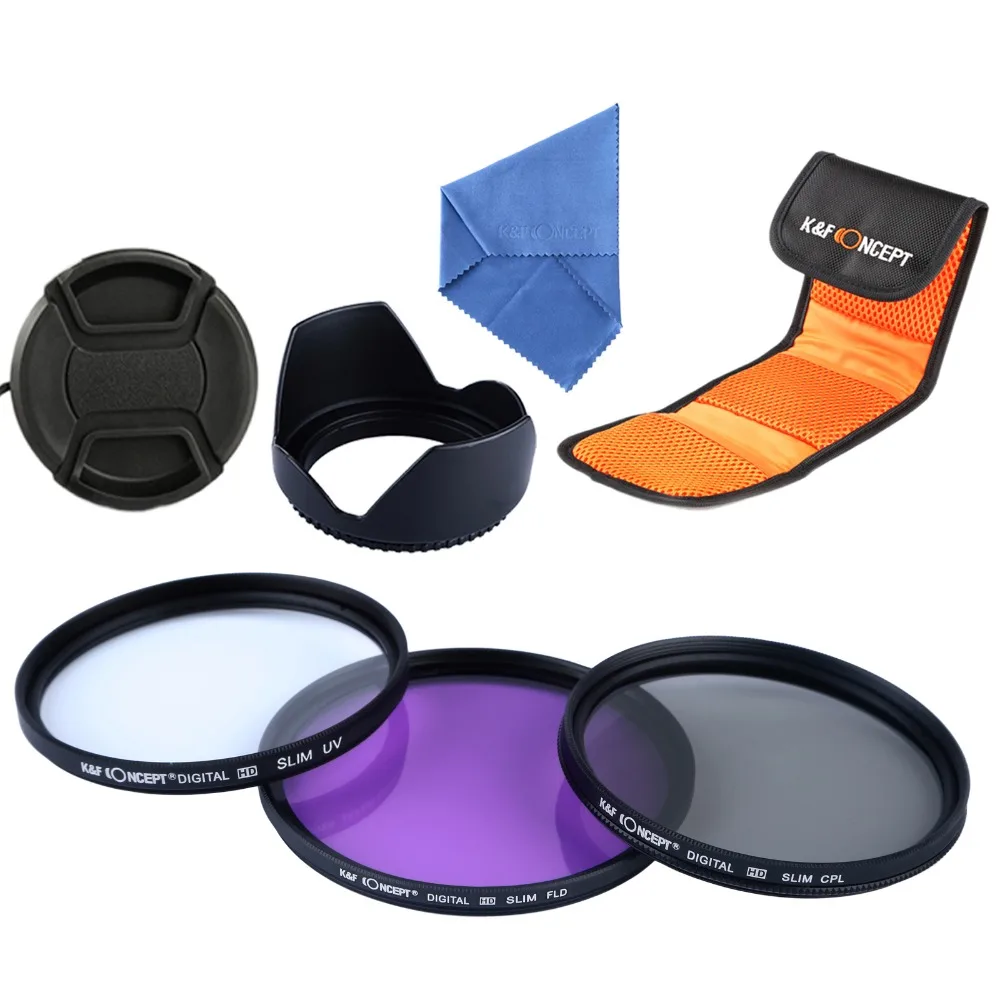 55  UV CPL   FLD   & Cap &   Cleaning kit  Sony A55 A35 A65 A77 A57 