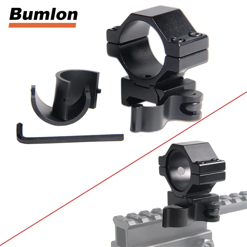 QD Rifle Scope Mount 30mm/25.4mm Ring Quick Release Fits 20mm Picatiny Rail for Hunting Accessory 1pcs RL2-0046 | Спорт и