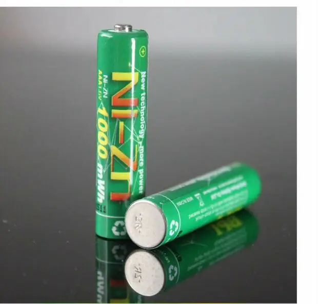 4 шт NiZn Ni-Zn 1,6 V AAA 1000 mwh аккумуляторная батарея+ NiZn умное зарядное устройство