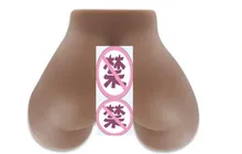 Omyhoney 3D ass black silicone Sex toy Sexy pussy toys for men,lady vagina anus life love doll big ass sex dolls