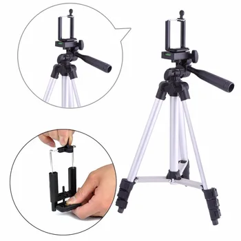 

Protable Adjustable Tripod for Phone Flexible Stand Mount Holder Clip Set Universal Phone Tripod Camera for iPhone for Samsung