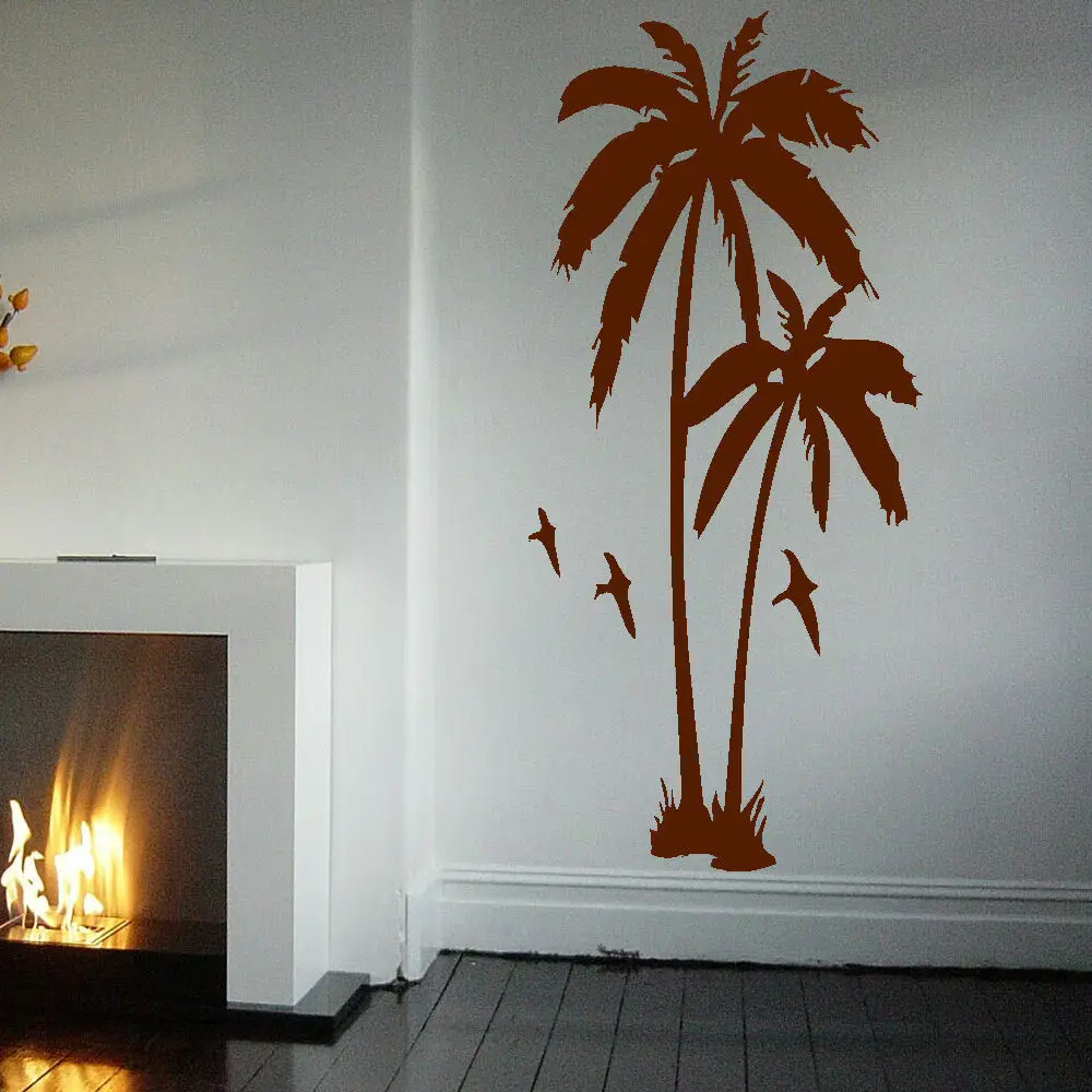 HUGE PALM TREE HALL BEDROOM WALL ART MURAL GIANT GRAPHIC STICKER MATT VINYL WALLPAPER DECALS In Wall Stickers From Home Garden On Aliexpress HUGE PALM TREE HALL BEDROOM WALL ART MURAL GIANT GRAPHIC STICKER MATT VINYL WALLPAPER DECALS In Wall Stickers From Home Garden On Aliexpress