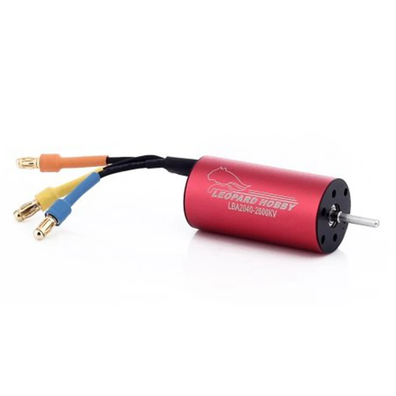Leopard хобби LBA2040 бесщеточный 2 полюсный Бессенсорный двигатель 2040 12T 13T 22T 4800KV 4450KV