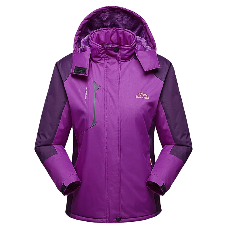 woman purple
