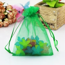 Organza Bags Dark Green And Get Free Shipping On Aliexpress Whole 200pcs Lot Dark Green Organza Bag 7x9cm Wedding Favors Earrings Jewelry Packaging Pouches