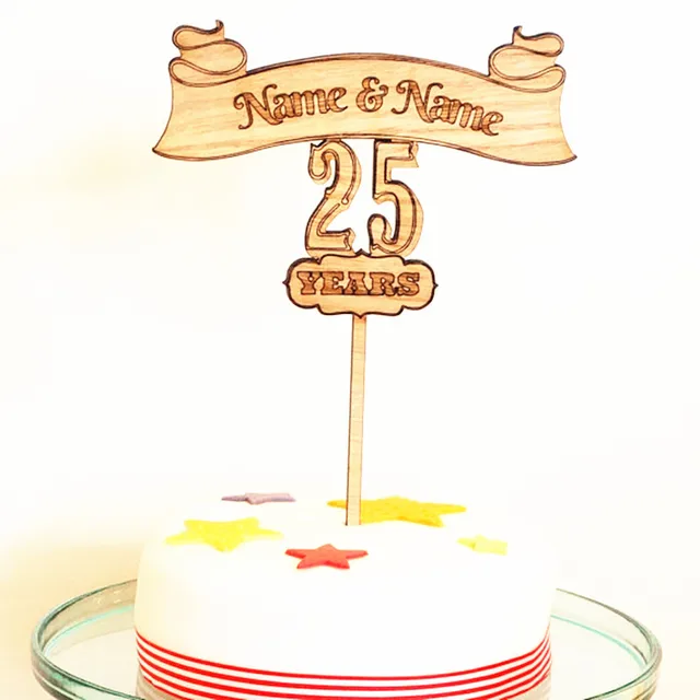 personalized custom wooden wedding
