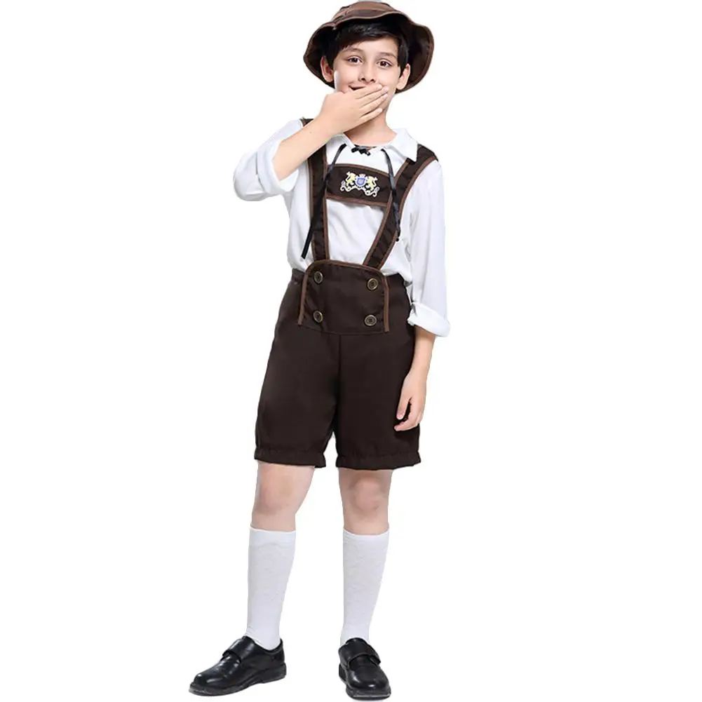 MISSKY дети мальчик мода Октоберфест Косплей официантки костюм пиво праздничный наряд