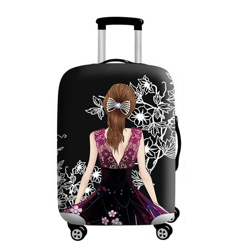 OKOKC, защитный чехол для багажа для девочек, эластичный чехол для костюма, чехол для путешествий на колесиках, пылезащитный дождевик, аксессуары, товары