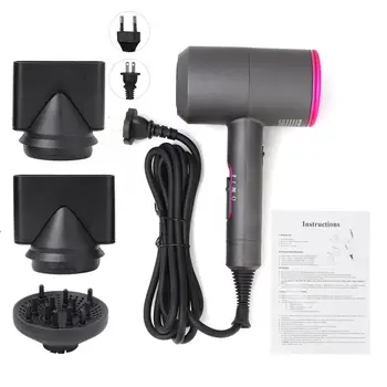 

Powerful Constant Temperature Hair Dryer Low Noise Fast Styling Hairdryer Hair Dryer Diffuser
