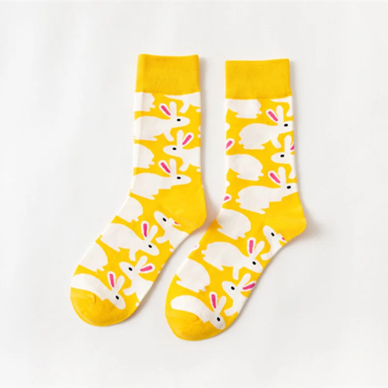 Пасхальный заяц яйца носки Разноцветные носки унисекс Пасхальная украшения
