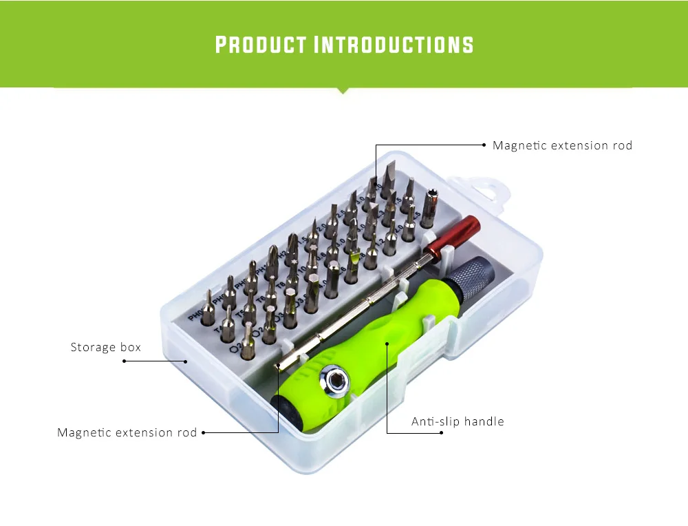32-в-1 мульти-Функция Набор отверток Набор инструментов для ремонта гнездо Набор отверток бытовой набор магнитных отверток для домашнего использования